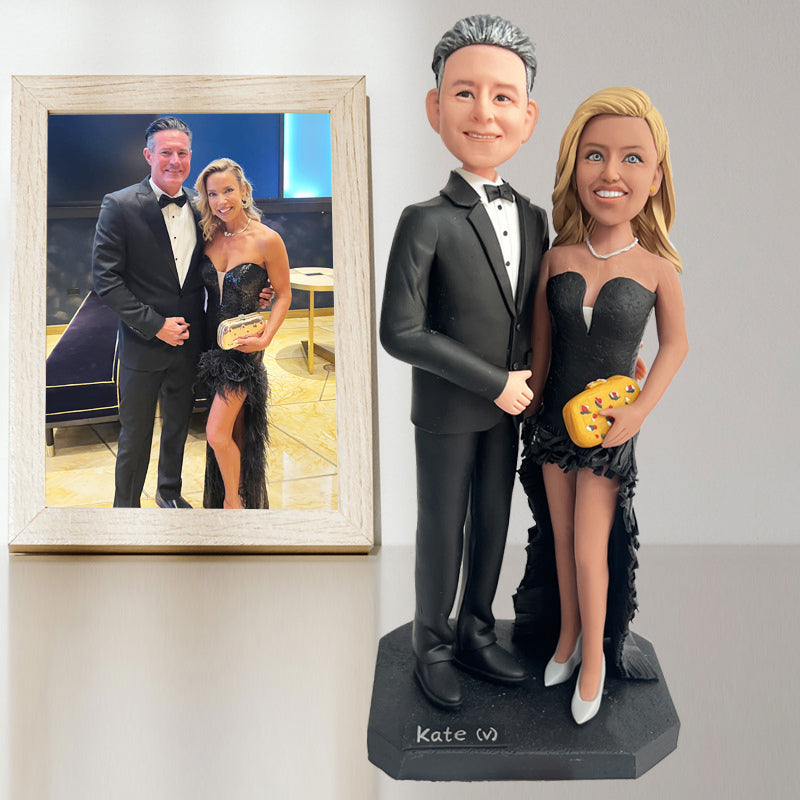 Figurines Bobblehead Couple Clay Crafts Best Birthday Gift For Husband