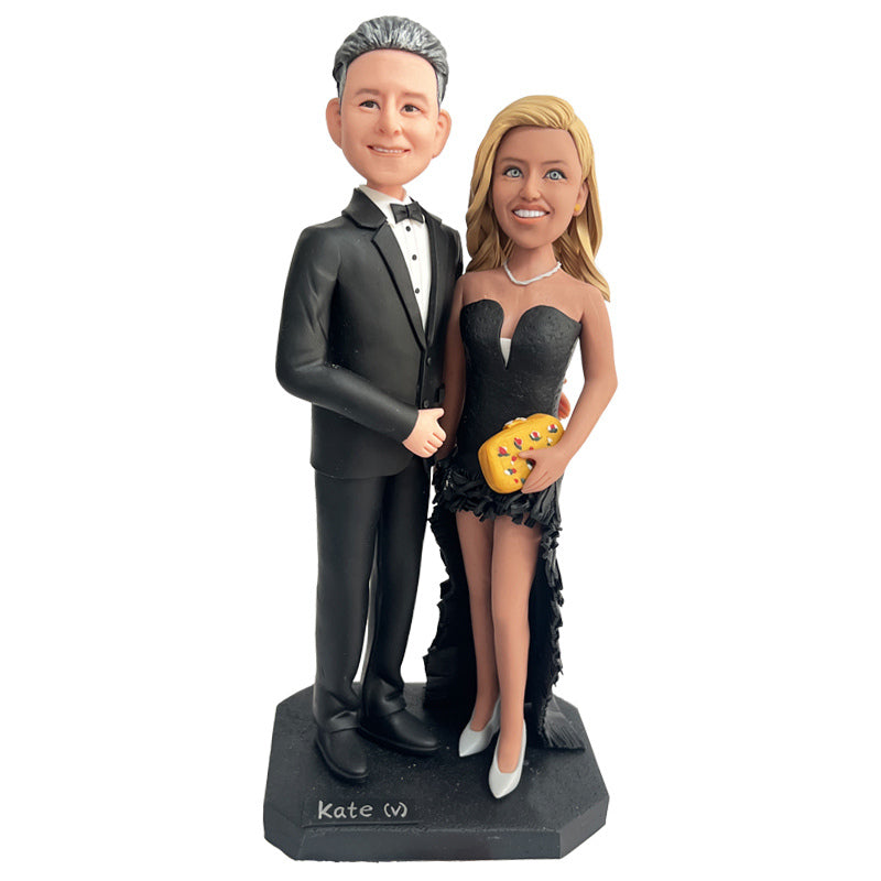 Figurines Bobblehead Couple Clay Crafts Best Birthday Gift For Husband