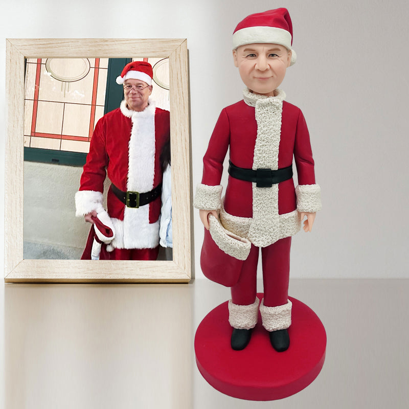 Clay Sculpture Custom 1 Person Bobble Head Doll Father&