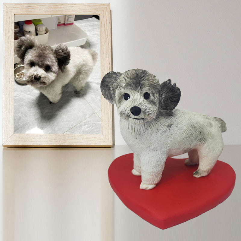 Custom Dog Clay Art 1 Pet Doll Unique Birthday Gifts For Best Friend