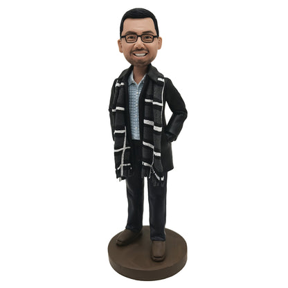 Custom Bobble Head Figurine 1 Personalized gift for dad Father&