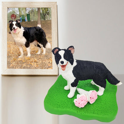 Custom Dog Clay Art1 Pet Doll Handmade Gifts For Girlfriend Birthday