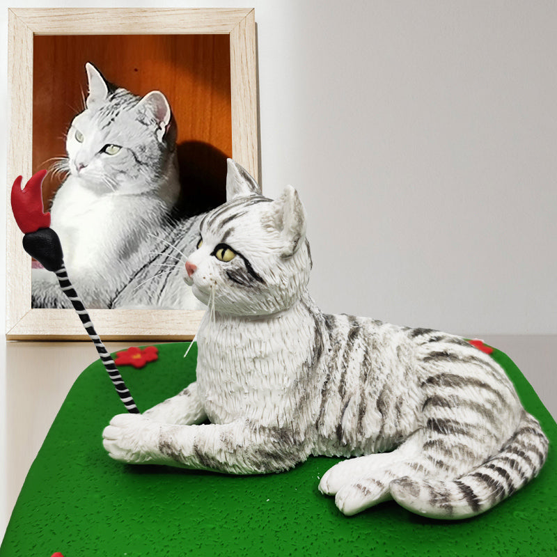 Photo Custom Pet Cat 1 Pet Clay Doll Birthday Gift For My Best Friend